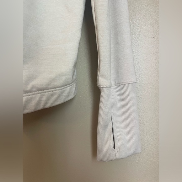 Nike Tan Beige Hooded Cardigan with Thumb Holes - Picture 4 of 4